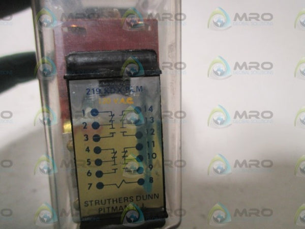 STRUTHERS-DUNN 219XDXPLM RELAY NSNP