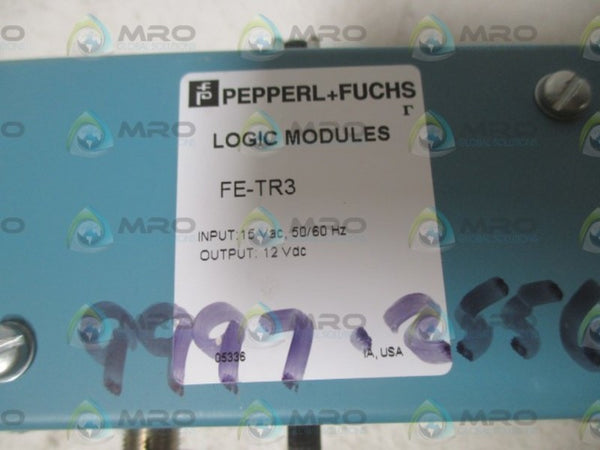 PEPPERL+FUCHS FE-TR3 LOGIC MODULE NSNP