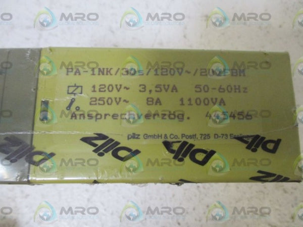PILZ PA-1NK/30S120V/2UZFBM SAFETY RELAY NSNP