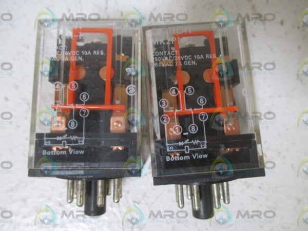 OMRON MK2PN-1 RELAY 24VDC 10A UNMP