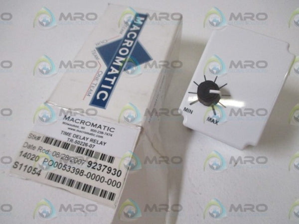 MACROMATIC TR-50226-07 TIME DELAY RELAY NSMP