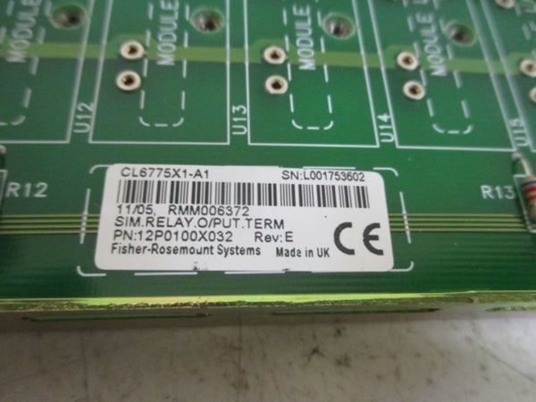 FISHER ROSEMOUNT 12P100X032 RELAY OUTPUT NSMP