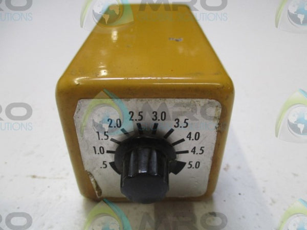 MACROMATIC SS-21622-C TIME DELAY RELAY .5-5.0 SECONDS UNMP