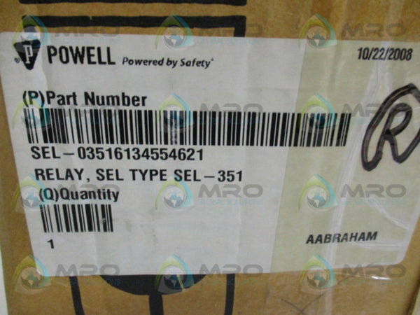 SEL SEL-351 03516134554621 DIRECTIONAL OVERCURRENT RELAY NSNP