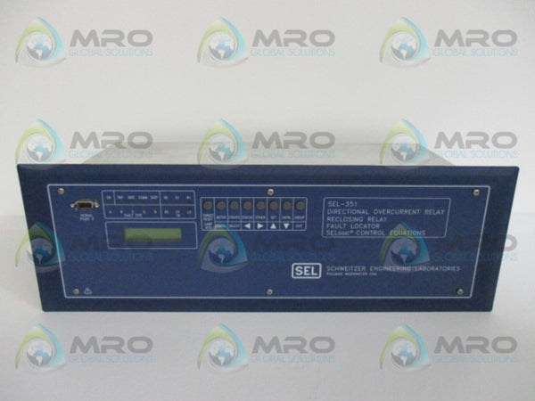 SEL SEL-351 03516134554621 DIRECTIONAL OVERCURRENT RELAY NSNP