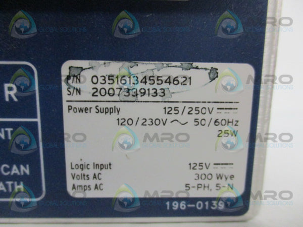 SEL SEL-351 03516134554621 DIRECTIONAL OVERCURRENT RELAY NSNP
