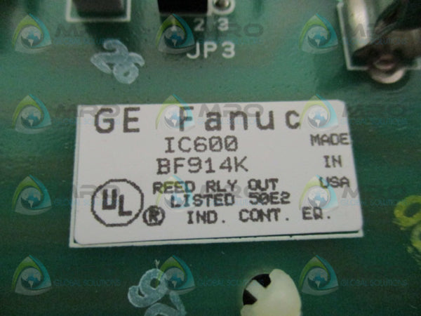 FANUC IC600BF914K REED RELAY OUTPUT MODULE NSMP