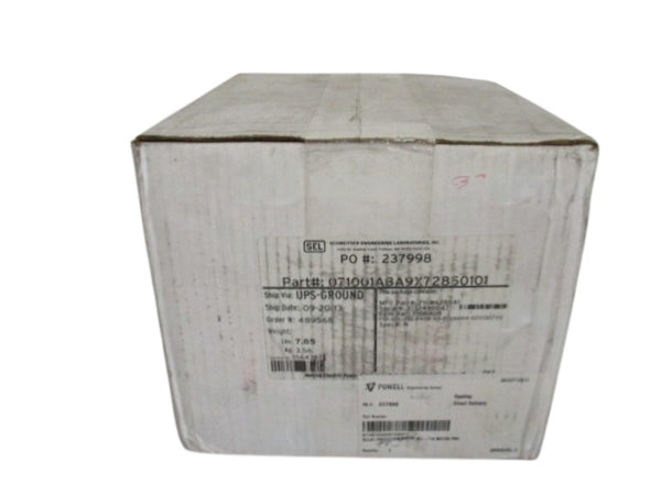 SEL SEL-710 071001ABA9X72850101 MOTOR PROTECTION RELAY NSMP