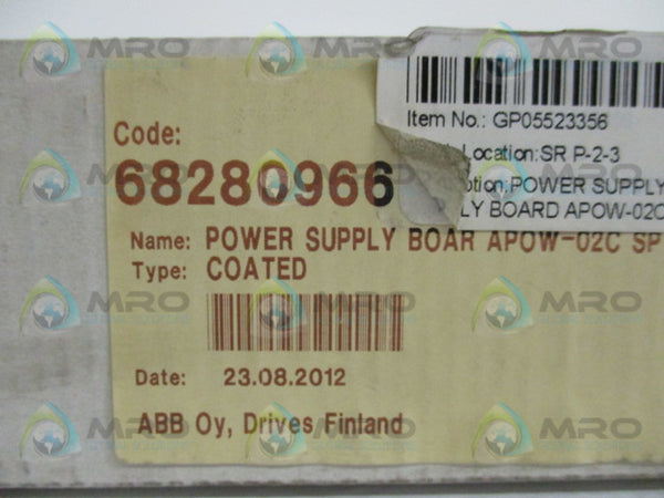 ABB APOW-02C POWER SUPPLY  NSFS