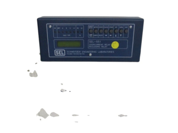 SEL SEL-551 05510W325514 OVERCURRENT RELAY RECLOSING RELAY NSMP
