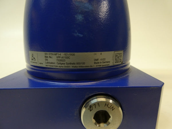 WITTENSTEIN SK+075X-MF1-4-1E1-1K00 VPF-A1153C NSNP