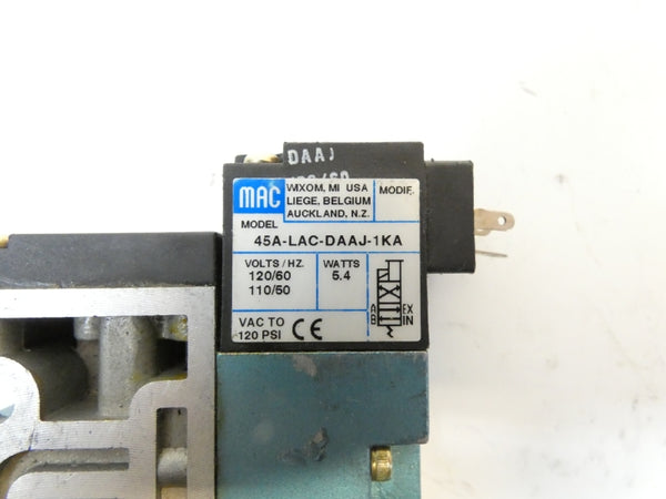 MAC 45A-LAC-DAAJ-1KA 110/120V 120PSI (AS IS) UNMP