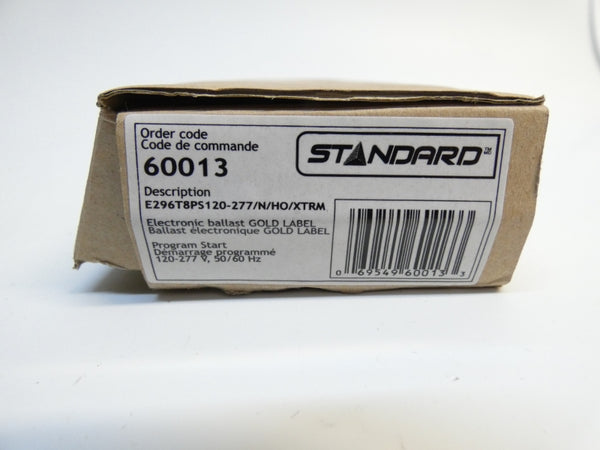 STANDARD E296T8PS120-277/N/HO/XTRM 60013 120-277V 1.61-0.68A NSMP