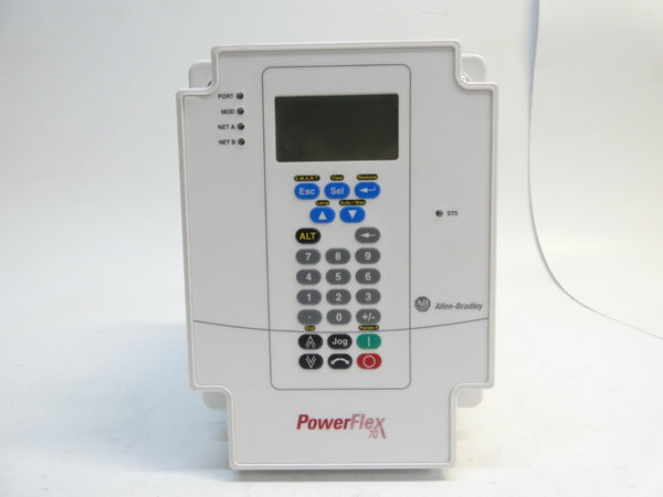 ALLEN BRADLEY 20AD8P0C3AYNNNC0 SER. A F/W 5.001 480VAC 8A NSMP