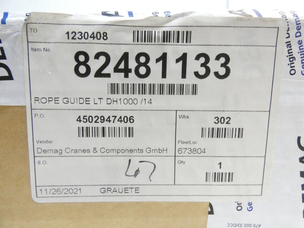 DEMAG DH1000/14 82481133 NSFS