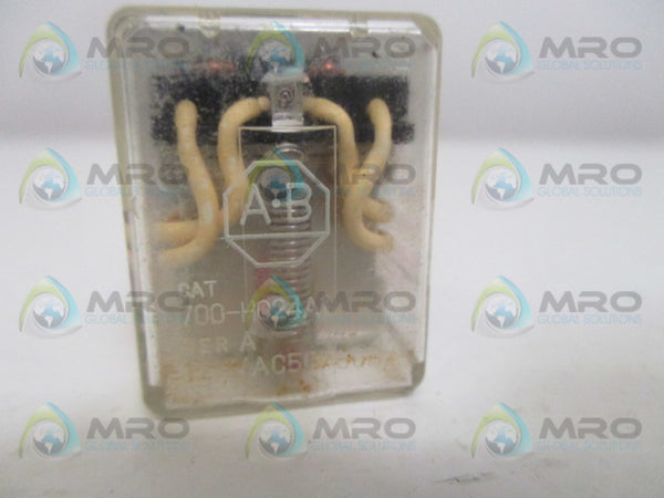 ALLEN BRADLEY 700-HC24A1 RELAY SER. A 120VAC UNMP