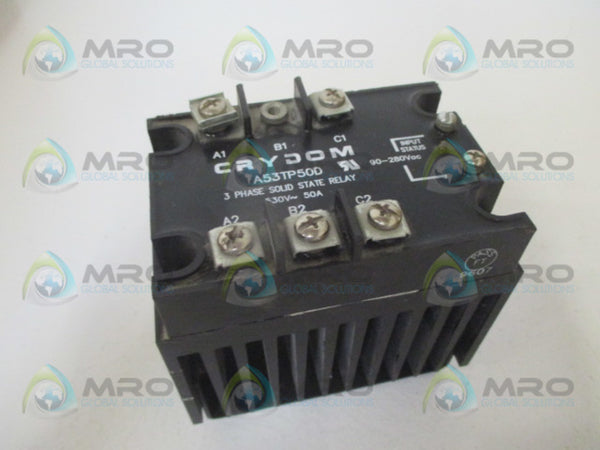 CRYDOM A53TP50D SOLID STATE RELAY (AS PICTURED) UNMP