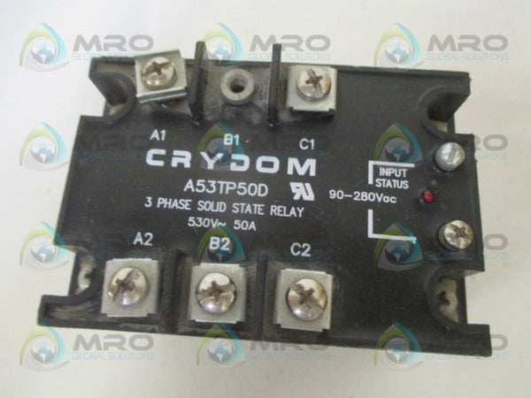 CRYDOM A53TP50D SOLID STATE RELAY (AS PICTURED) UNMP