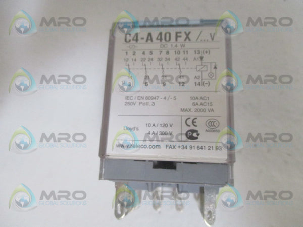 RELECO RELAY C4-A40FX RELAY 24VDC NSNP