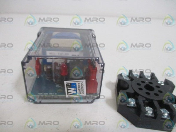 WARRICK CONTROLS 16MG1A0 RELAY WITH SOCKET 120V NSMP