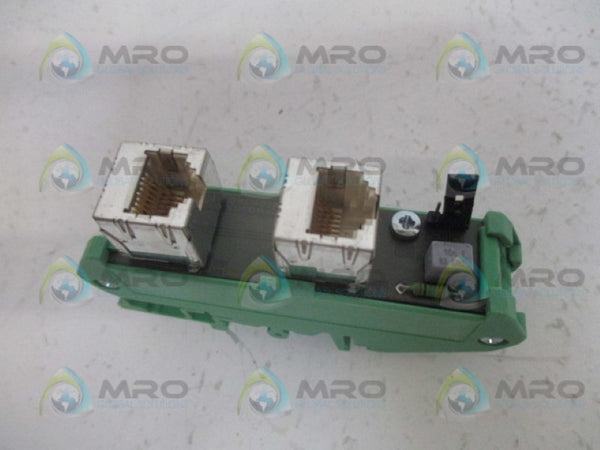 PHOENIX CONTACT VS-PP-R-1XRJ45/RJ45 RELAY BASE NSMP