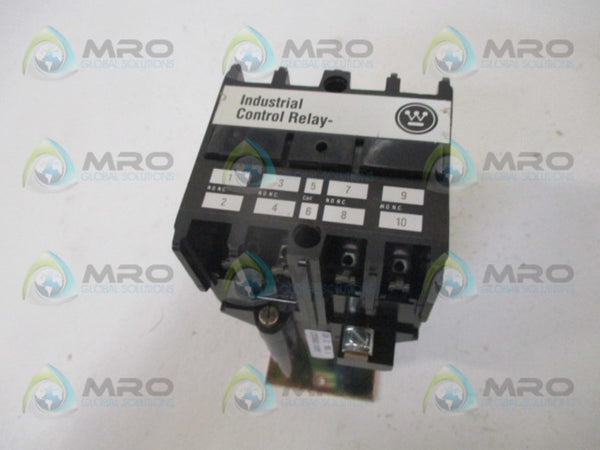 CUTLER HAMMER ARD4S CONTROL RELAY 120V (AS PICTURED) NSNP