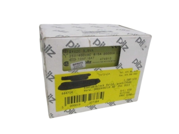 PILZ PZE/5-24VDC-4S SAFETY RELAY NSMP