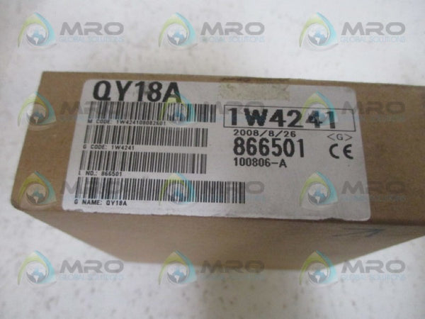 MITSUBISHI QY18A OUTPUT RELAY 8PT NSFS