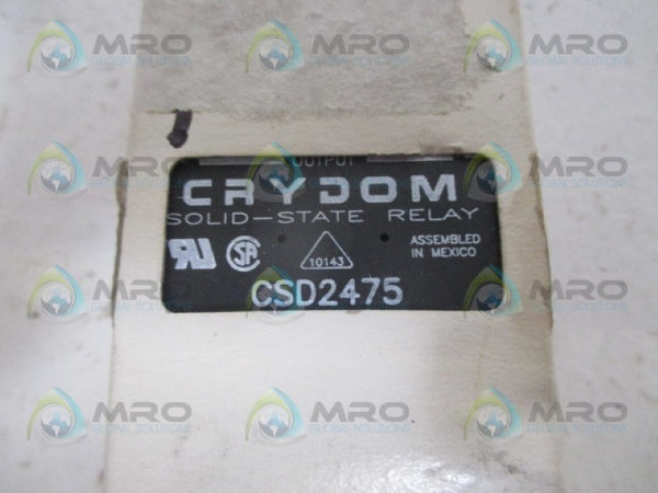 CRYDOM CSD2475 SOLID STATE RELAY 240V/75A NSMP