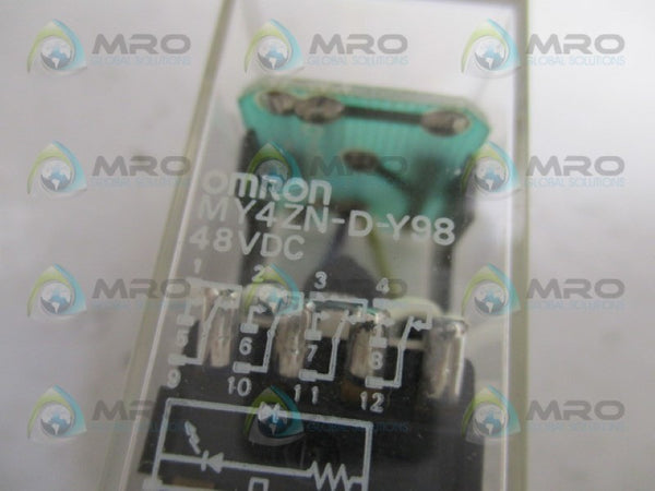 OMRON MY4ZN-D-Y99 RELAY 48VDC UNMP
