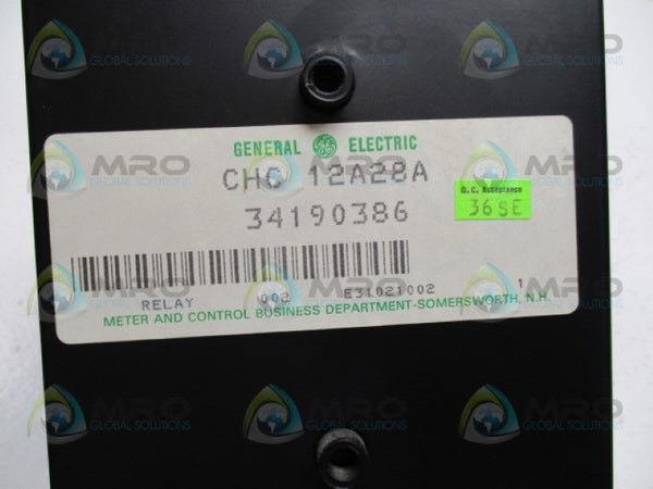 GENERAL ELECTRIC CHC12A28A 12CHC12A28A RELAY (AS PICTURED) NSNP