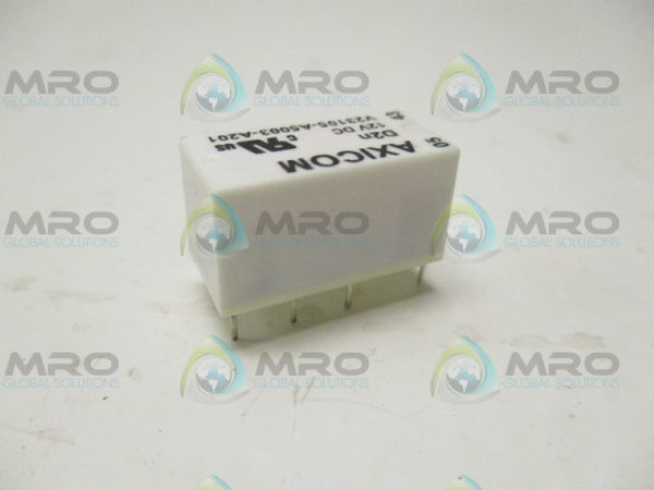 AXICOM V23105-A5003-A201 RELAY 12VDC NSNP