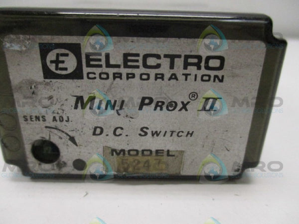 ELECTRO MINI PROX II 5247 DC SWITCH RELAY (AS PICTURED) UNMP
