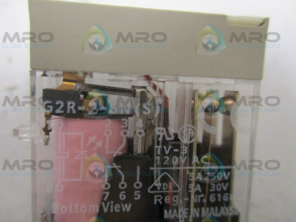 OMRON G2R-2-SN-AC24 RELAY 24VAC UNMP
