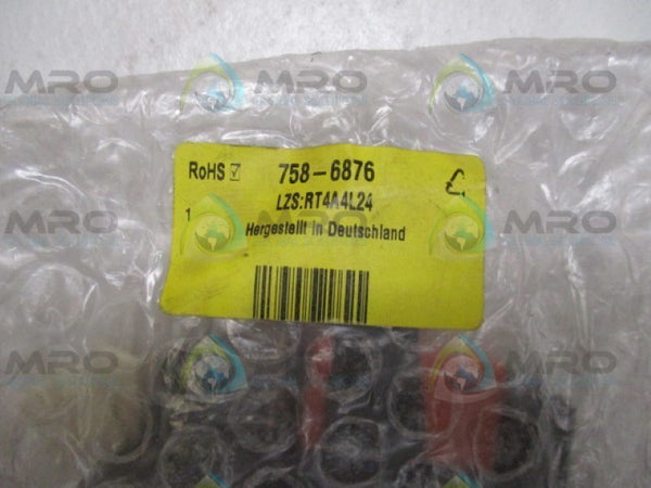 SIEMENS LZS:RT4A4L24 758-6876 COMPACT RELAY PLUG IN 24V NSMP