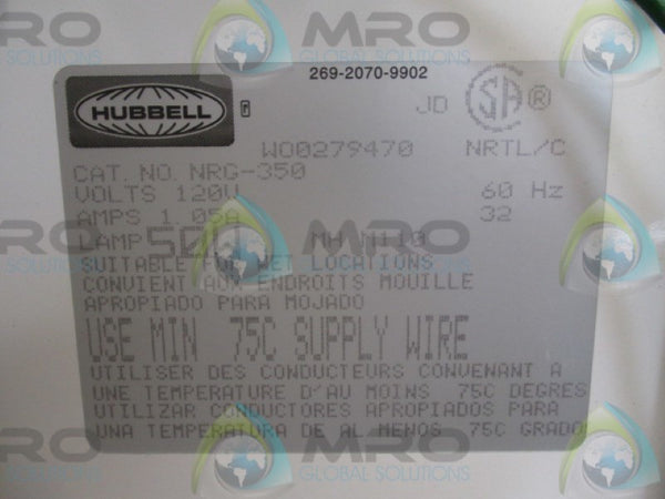 HUBBELL NRG-350 OUTDOOR LIGHTING 50W 120V NSMP