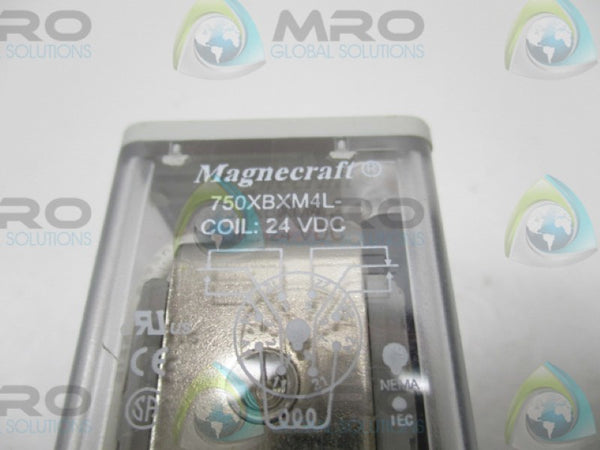 MAGNECRAFT 750XBXM4L-24VDC RELAY 24VDC  NSNP