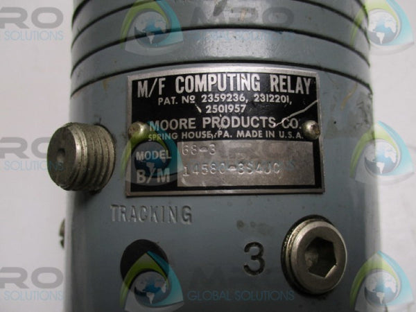 MOORE 68-3 14580-3S4JC M/F COMPUTING RELAY  UNMP