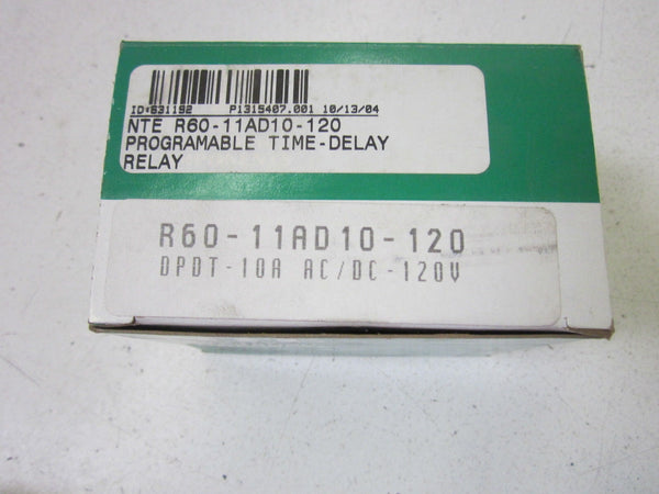 NTE R60-11AD10-120 SER. B  TIME RELAY 0.1S-2HR 120VAC/DC  NSMP