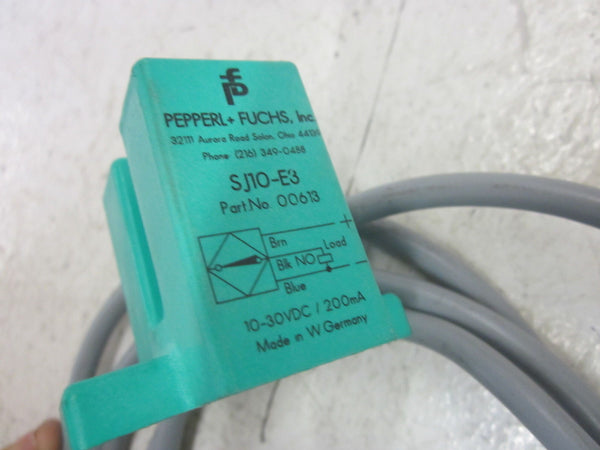 PEPPERL+FUCHS SJ10-E3 INDUCTIVE SLOT PROXIMITY SENSOR UNMP