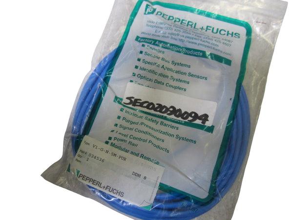 PEPPERL+FUCHS V1-G-N-5M-PUR CONNECTOR CABLE NSMP