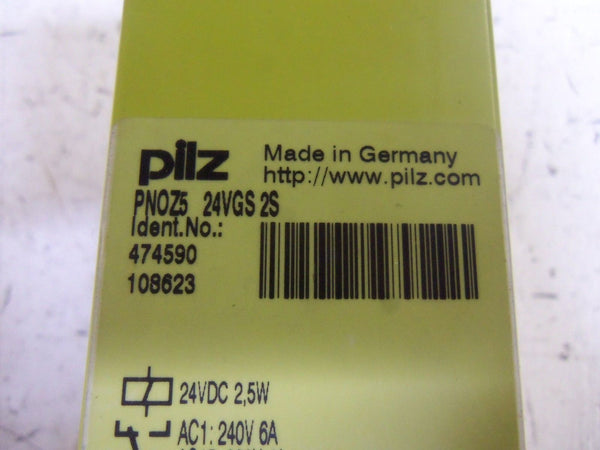 PILZ PNO25 24VGS 2S SAFETY RELAY NSMP