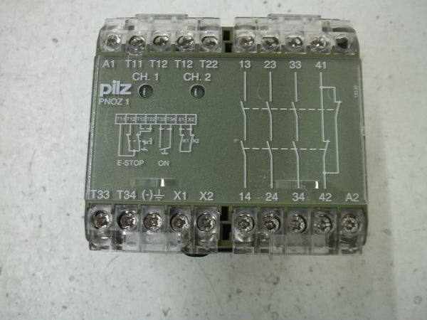 PILZ PNOZ1110VAC3S1O SAFETY RELAY 110VAC NSMP