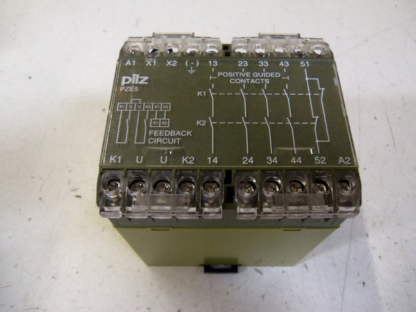 PILZ PZE5120VAC4S1O SAFETY RELAY 120VAC NSMP