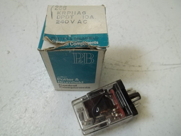 POTTER & BRUMFIELD KRP-11AG-240 RELAY 240V NSMP