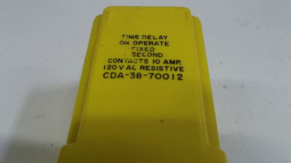 POTTER & BRUMFIELD CDA-38-70012 TIME DELAY RELAY UNMP