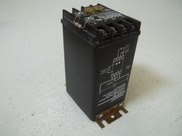 REGENT CONTROLS PR523-120 SOLID-STATE CLUTCH-BRAKE POWER SUPPLY RELAY UNMP