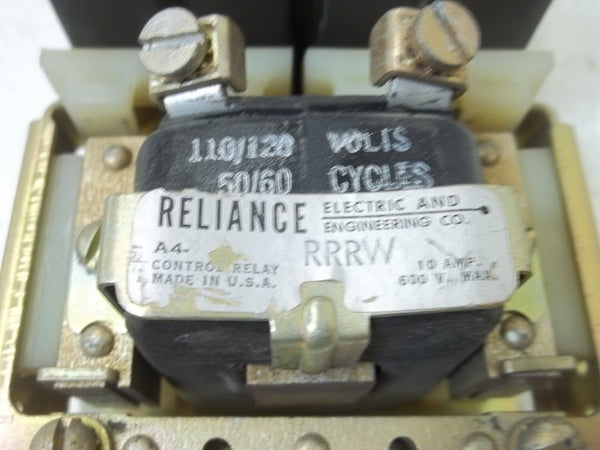 RELIANCE A4-RRRW CONTROL RELAY UNMP