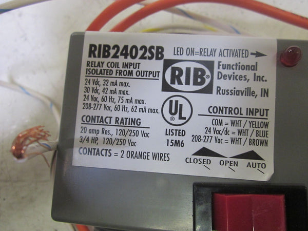 RIB RIB2402SB ENCLOSED RELAY 208-277VAC UNMP