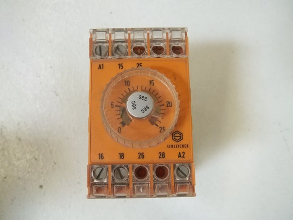 SCHLEIDCHER SZM 51 RELAY 120-125V 1-25S 500W 250V-5A UNMP